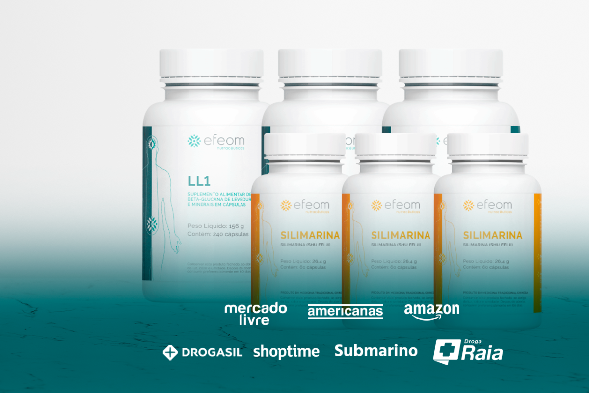 Efeom está disponível nos principais marketplaces e redes de farmácias!